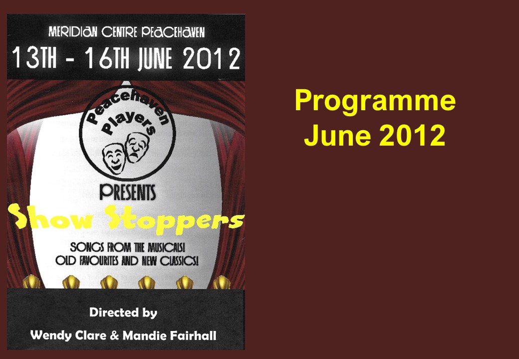 Programme:Show Stoppers 2012